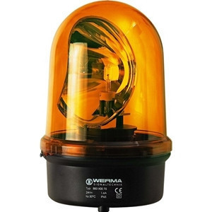 Werma 88330054 Rotating Mirror Beacon BM 12VDC YE