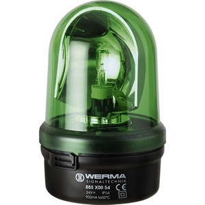 Werma 88520054 Rotating Mirror Beacon BM 12VDC GN