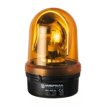 Werma 88530075 Rotating Mirror Beacon BM 24VAC/DC YE