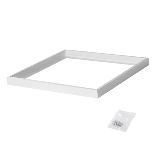 ÚJRACSOMAGOLT Kanlux 27613 ADTR 6060 W acéllemez kiemelő keret 600x600x45 fehér színben (Kanlux 27613)