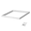 ÚJRACSOMAGOLT Kanlux 27613 ADTR 6060 W acéllemez kiemelő keret 600x600x45 fehér színben (Kanlux 27613)