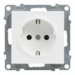 ÚJRACSOMAGOLT Legrand SUNO 721120 földelt csatlakozóaljzat (dugalj), biztonsági zsaluval, 2P+F, fehér burkolattal, rugós bekötés, keret nélkül, süllyesztett, 16A 250V IP20