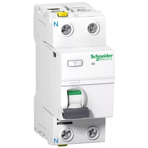 ÚJRACSOMAGOLT Schneider Electric, , A9Z21240, Áram-védőkapcsoló (Fi-relé), A osztály, 2P, 40A, 30mA (Schneider A9Z21240)