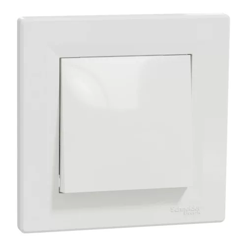 ÚJRACSOMAGOLT Schneider Electric Asfora EPH0400121 váltókapcsoló (106), fehér burkolattal, kerettel, süllyesztett, 10A 250V ( EPH0400121 ).