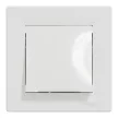 ÚJRACSOMAGOLT Schneider Electric Asfora EPH0400121 váltókapcsoló (106), fehér burkolattal, kerettel, süllyesztett, 10A 250V ( EPH0400121 ).