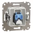 ÚJRACSOMAGOLT Schneider Electric SDD111461 Informatikai csatlakozóaljzat 1xRJ45, Cat6 UTP, fehér burkolattal, keret nélkül, csavaros bekötés (Sedna Design / Elements)