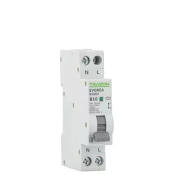 Tracon Electric EVOKEA Kombi Fi-relék - 2P - A - 6kA - 1 modul