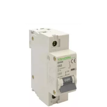 Tracon Electric EVOH 10 kA nagyáramú kismegszakítók