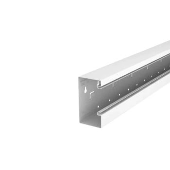 OBO BETTERMANN (LFS) Rapid 80 acél aszimmetrikus szerelvénycsatorna (parapetcsatorna) / hófehér