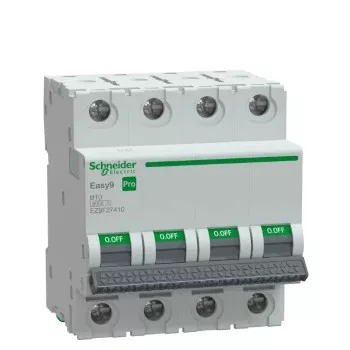 Schneider Electric Easy9 Pro 4 pólusú kismegszakítók