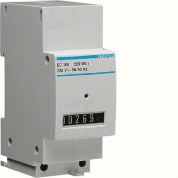 Hager üzemóra számláló