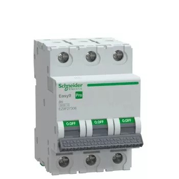 Schneider Electric Easy9 Pro 3 pólusú kismegszakítók
