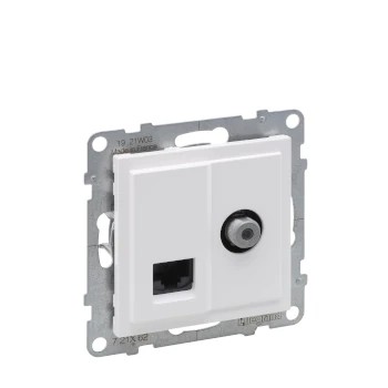 Legrand SUNO TV + UTP Cat6 csatlakozóaljzatok
