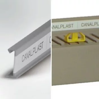 Felirati csík és rögzítő