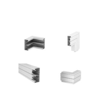 OBO BETTERMANN (LFS) Rapid-45-2 alumínium két rekeszes szerelvénycsatornák és kiegészítők