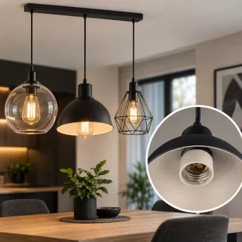 Rábalux foglalatos beltéri függesztékek