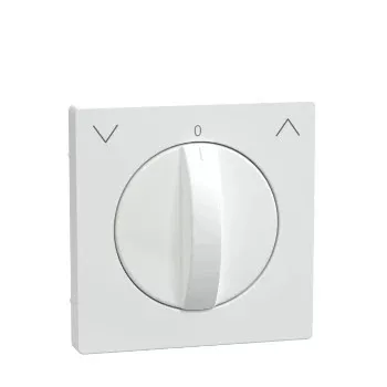 Schneider Electric Merten System D fedlap forgatógombos redőnynyomóhoz