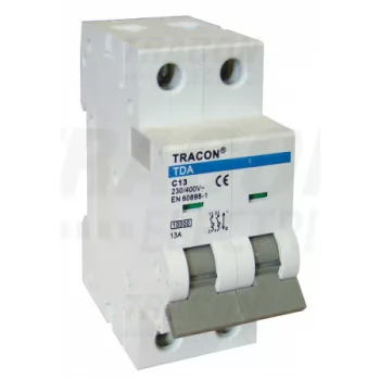 Tracon Electric 2 pólus kismegszakító 10 kA-es
