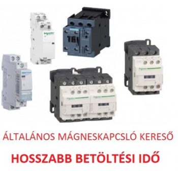 Mágneskapcsoló kereső. A nagy adatmennyiség miatt az első leválogatás hosszabb ideig is eltarthat.