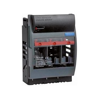 Késes NH000 szakaszoló-kapcsoló, szerelőlapra, 100 A