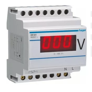 Hager voltmérők