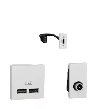 Schneider Electric Unica System+ antenna / Audió / Videó / USB