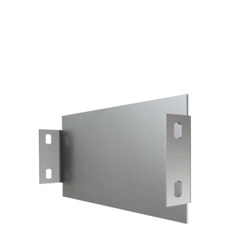 Basor lépésálló fém kábelcsatornához végelzáró elem TFWT / szalaghorganyzott acél (FS / GS) ( BASORCANAL)