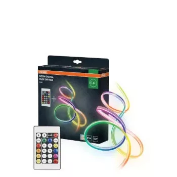 OSRAM beltéri / fedett kültéri digitális neon RGB LED szalagok távirányítóval