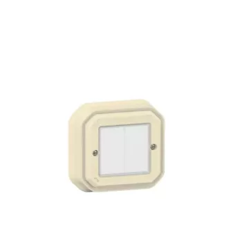 Legrand Plexo55 vízmentes IP55 összeszerelt (süllyesztett) Netatmo szerelvények / Netatmo okos vezeték nélküli kettős kapcsoló