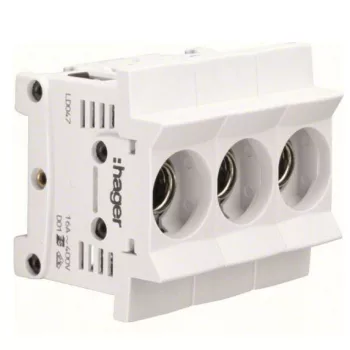 Hager biztosíték aljzatok és kiegészítők