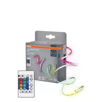 OSRAM beltéri hangvezérelhető RGB LED szalagok USB-vel