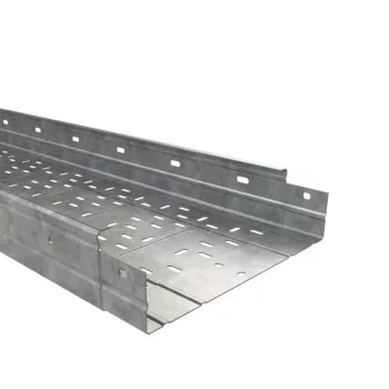 Basor FRE H80 80mm magas erősített perforált tüzihorganyzott acél (FT / GC) kábeltálcák ( BASORTRAY)