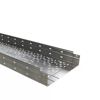 Basor ERE H100 100mm magas perforált tüzihorganyzott acél (FT / GC) kábeltálcák ( BASORTRAY)