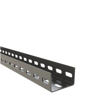 Basor építhető rendszerhez PC perforált profilsín tüzihorganyzott acél ( FT / GC ) (BASORSUPPORT)