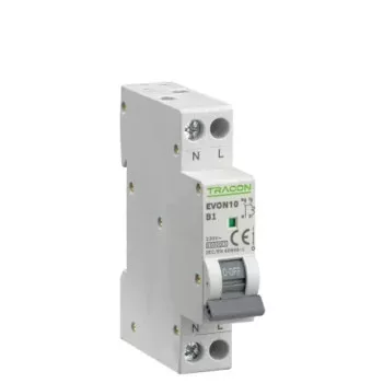 Tracon Electric EVON 1P+N 10kA kismegszakítók