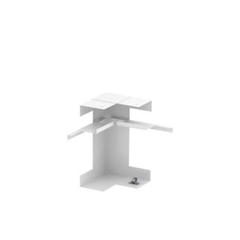 OBO BETTERMANN (LFS) Rapid 80 acél szimmetrikus két rekeszes szerelvénycsatornához belső sarokelem / hófehér