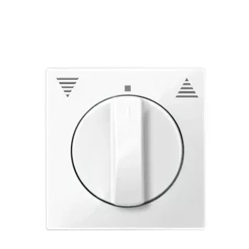 Schneider Electric Merten System M fedlap forgatógombos redőnynyomóhoz