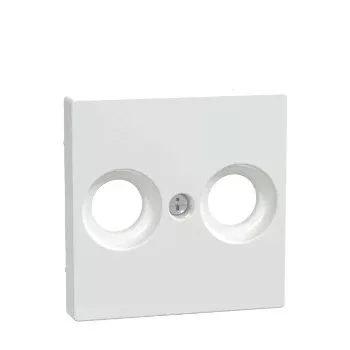 Schneider Electric Merten System M fedlap 2 kimenetes antenna csatlakozóhoz