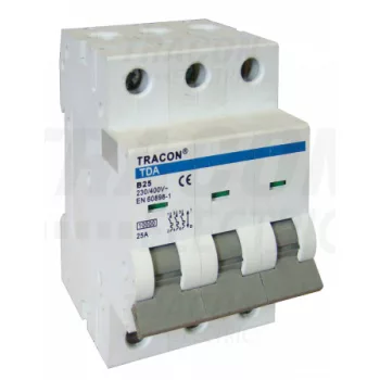 Tracon Electric 3 pólus kismegszakító 10 kA-es