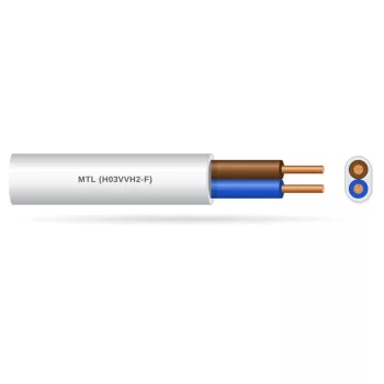 MTL (H03VVH2-F) PVC szigetelésű sodrott réz vezeték 300/300V 