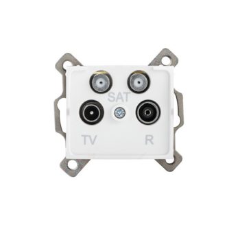 Kanlux LOGI TV-Rádió-SAT-SAT csatlakozóaljzatok