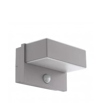 kültéri LED mozgásérzékelős és alkonykapcsolós fali lámpa