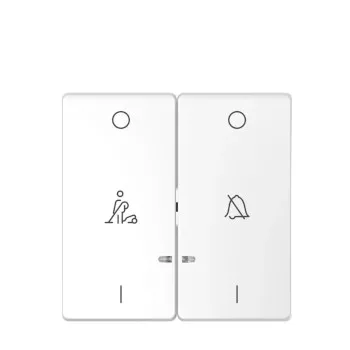 Schneider Electric Merten System D dupla billentyűk ne zavarj/takarítás szimbólummal