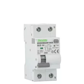 Tracon Electric EVOKMA2 Kombi Fi-relék - 2P - A - 10 kA