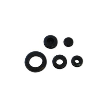 Kábelbevezető, nyitott, gumi