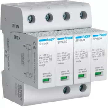 Hager túlfeszültség-levezető