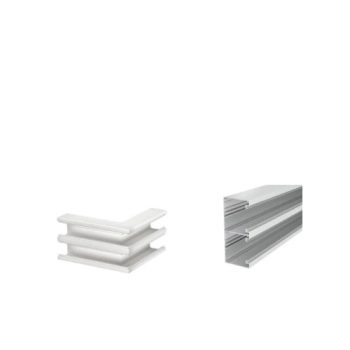 OBO BETTERMANN (LFS) Rapid 80 alumínium szimmetrikus két rekeszes szerelvénycsatornák és kiegészítők