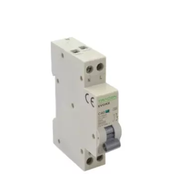 Tracon Electric EVOKE Kombi Fi-relék - 2P - AC - 6kA - 1 modul