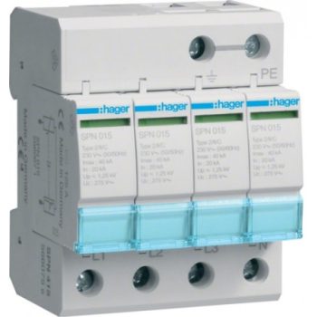 Hager túlfeszültség-levezető készülékek